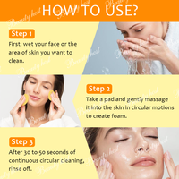 25 Almohadillas Exfoliantes y Limpiadoras Faciales con Ácido Kójico y Cúrcuma para Eliminar Manchas Oscuras en Rostro y Cuerpo