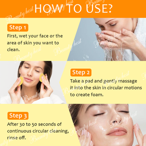 25 uds cuidado Facial removedor de manchas oscuras Ácido Kójico y cúrcuma almohadillas de limpieza exfoliantes para el cuerpo de la cara - Product Image 4