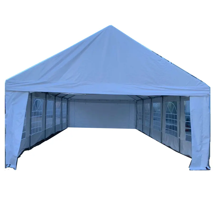Heavy duty wit 5x10m PVC wedding party tenten met volledige set van zijwanden