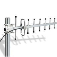 Antenne directionnelle de station de base UHF VHF Yagi 2 Watts 8 éléments extérieure 14,5 dBi