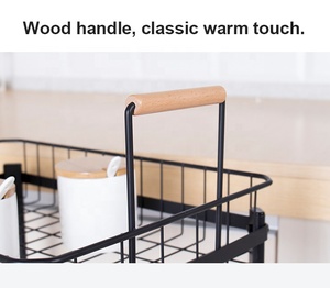 Estante de utilidad, estante de cocina de baño de 3 niveles, carrito rodante de Metal grande, carrito de cocina, organizadores de cocina, carrito de almacenamiento - Product Image 3
