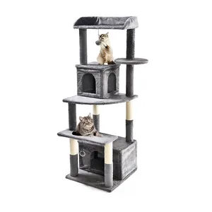 Piattaforma giocattolo di pelliccia di alta qualità gatto Scratching Post casa Pet Cat Tree Tree Tower