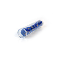 Vente en gros de jeux de société D&D, ensemble de dés en plastique acrylique pour jeux de rôle avec tube de rangement transparent