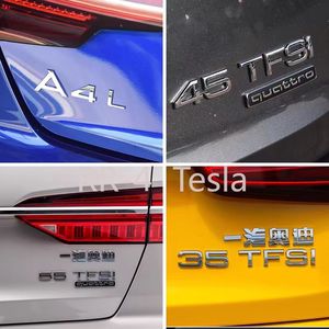 1 pièce Autocollant décoratif ABS pour voiture, Emblème de coffre pour Audi Sline A3 A4 A5 A6 A7 A8 Q1 Q2 Q3 Q5 Q7 Q8 - Product Image 5