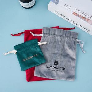 Customized Velvet Roll-Top Storage <b>Bag</b> Recyclable Plush Fabric <b>Drawstring</b> <b>Bag</b> for Jewelry Protection Dust-Proof Craft Storage - Product Image 5