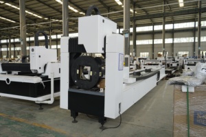 H профиль резка конструкционной стали малого диаметра <span class=keywords><strong>3</strong></span> патрон автоматическая подача лазерный станок с ЧПУ для резки труб - Product Image 4