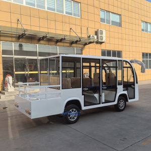 Bus électrique de tourisme personnalisé 8 places 2026, modèle populaire, avec sièges baquet, blanc, pour navettes touristiques - Product Image 4