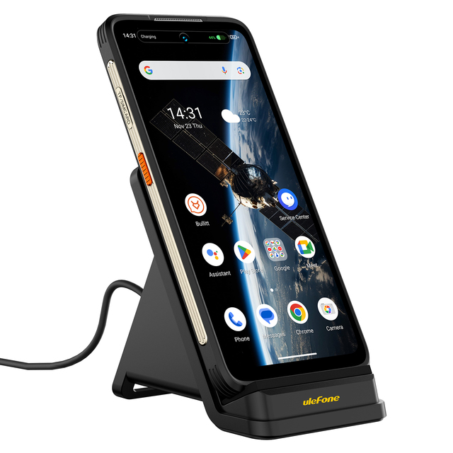Ulefone 50W Fast Charging Desk Wireless Charging Stand Type C LED Indicators for Armor Series Mobile Phone Charger