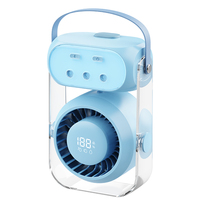 Ventilateur de climatisation de bureau portable, grand réservoir d'eau, brume glacée, refroidissement silencieux, mini climatiseur