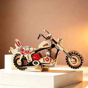 <span class=keywords><strong>Puzzle</strong></span> 3D en <span class=keywords><strong>bois</strong></span> pour enfants, jouets éducatifs, modèles de <span class=keywords><strong>moto</strong></span>, bricolage, livraison gratuite, pièces - Product Image 5
