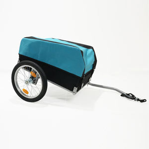 Remorque de vélo multifonctionnelle, <span class=keywords><strong>chariot</strong></span> à bagages portable pour vélo, grand espace de rangement, installation facile pour le cyclisme et le shopping - Product Image 6