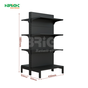 Estanterías de Supermercado de Doble Cara de Alta Resistencia, Estanterías Modulares de Acero para Pasillos con Barrera Protectora de Malla Metálica - Product Image 2