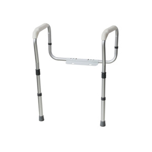 Aluminum Alloy Toilet <b>Grab</b> <b>Bar</b> With Suction Cup No Drilling Elderly Safety Support Minimalist Design - Product Image 2