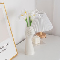 MSH Moderne Minimaliste Maison Nordique Art Humain En Céramique Ornement De Mariage Lieu Vase Décoration