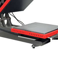 Presse à chaud MICROTEC RHP-15MS-D 15 x 15 à double chauffage et ouverture automatique pour transfert de vêtements par DTF, HTV et sublimation