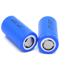 Baterai Lithium Silinder 18350 3.7V Kapasitas Penuh untuk Perangkat Medis dengan Katoda LiFePO4 Solid State 500 Siklus