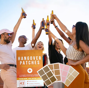 Удобные для кожи и водонепроницаемые-нанесите перед употреблением натуральные ингредиенты мульти-витаминные защитные пластыри от похмелья - Product Image 4