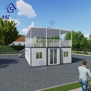 Prefabricado listo Modular 40Ft 30Ft 20Ft Contenedor expandible Casa Prefab Villa Hogar Baño Casas Prefabricadas - Product Image 1