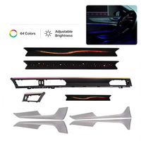 Kit d'éclairage d'ambiance pour portières de voiture Audi A6L C8 2019-2024, garniture de siège LED multicolore, amélioration décorative intérieure, produit automobile très vendu