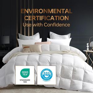 <span class=keywords><strong>Piumino</strong></span> Premium con Imbottitura in Piuma d'Oca, Cuciture a Doppia Pannellatura, per Tutte le Stagioni - Product Image 6