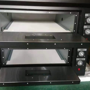 Four à pizza rotatif en bois commercial, plaques en acier inoxydable, double combustible, système de rôtissage automatique pour barbecue, restaurant, traiteur - Product Image 4