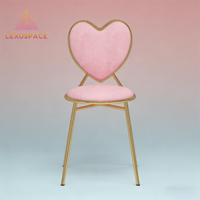 LEXUSPACE LSC913 Fauteuil en cuir PU durable pour salons de coiffure et de manucure, fauteuil de loisirs moderne, mobilier de salon