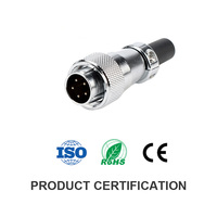 Venta directa de fábrica del conector hembra Circular de tuerca trasera de enchufe de aviación WS16 para Cable de conexión de alimentación automotriz de 2-10 núcleos