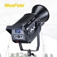Éclairage vidéo cinématographique NiceFoto COB 300w, équipement de cinéma, éclairages de studio LED pour l'éclairage photographique