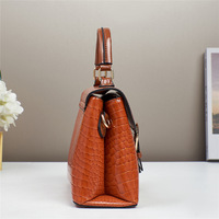 Nouveau sac à main pour femme, motif crocodile, sac en cuir brillant, sac bandoulière, sac à main, vente en gros pour femmes