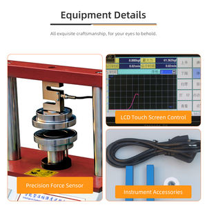 Testador Automático de Resistência ao Amassamento de Bordas e Anéis - Equipamento de Teste de Produtos de Papel de Alta Precisão para Testes de Resistência à Compressão - Product Image 4