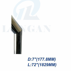 Cina fabbrica personalizzata <span class=keywords><strong>D</strong></span>/203.2MM <span class=keywords><strong>L</strong></span>/1829MM in <span class=keywords><strong>acciaio</strong></span> inox scarico Stack Tip American Eagle scarico - Product Image 3