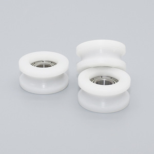 Roue à rainure en U 6*20*10mm en plastique POM avec revêtement, poulie de guidage de câble pour la pose de lignes - Product Image 3