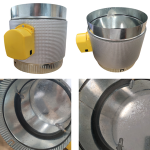 Tùy chỉnh HVAC hệ thống 12V/24V/120V/240V Vòng không khí ống dẫn điều khiển âm lượng cơ giới khu vực van điều tiết với thiết bị truyền động - Product Image 3