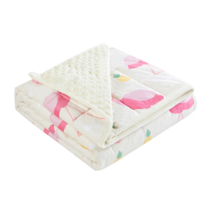 Manta de alta calidad para terapia de <span class=keywords><strong>autismo</strong></span>, con cubierta extraíble, peso de 12lbs, Minky Dot - Product Image 6