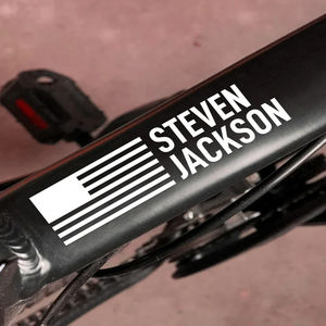 Özel PVC bisiklet şasisi  Sticker bisiklet Transfer etiket su geçirmez kişiselleştirilmiş bisiklet - Product Image 2