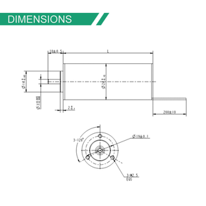 Moteur sans balais 12V à prix direct usine bibo, série FL24SBL haute vitesse par Fulling Motor, classe F - Product Image 3