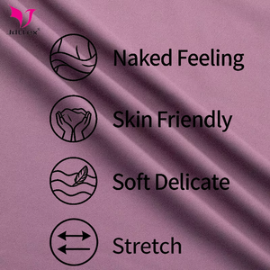 Telas de Punto Jersey Sencillo Jdttex 23% Elastano 77% Poliéster para Ropa, Tejido de Punto Cepillado al por Mayor, Alta Elasticidad, Sensación Desnuda - Product Image 2