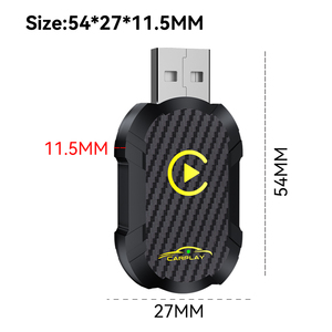 2 in 1 <b>Plug</b> & Play Wireless CarPlay & Android Auto <b>Adapter</b> Convert Wired to Wireless CarPlay for iOS 10+ / Android 11+ - Product Image 2