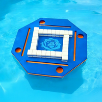 Meilleure Vente Nouveauté Été Tapis de Mahjong Moderne en EVA Flottant Imperméable Pliable pour Jeu de Société et Divertissement en Bord de Piscine