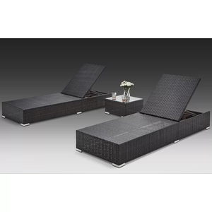 Salon de <span class=keywords><strong>jardin</strong></span> extérieur lit de repos chaise longue en <span class=keywords><strong>osier</strong></span> lit en rotin chaise longue chaises longue chaise longue plage hôtel chaise longue pour piscine - Product Image 5