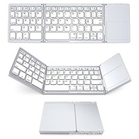 B033 sans fil BT trois clavier pliant ordinateur bureau muet Ultra-mince clavier Portable trois système Usb bureau 63