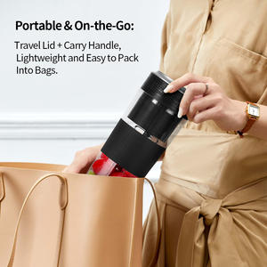 Nueva Licuadora Portátil Tritan Libre de BPA con USB/<span class=keywords><strong>para</strong></span> Auto, 18 oz, 6 Cuchillas, Mezcladora de Proteínas, 150 W, Funciona con Batería, Exprimidor Compacto <span class=keywords><strong>para</strong></span> Exteriores - Product Image 6