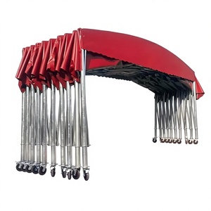 Gran Carpa con Toldo Retráctil y Plegable con Almacenamiento para Eventos al Aire Libre, Exhibiciones y Deportes – Refugio Móvil y Deslizante - Product Image 1