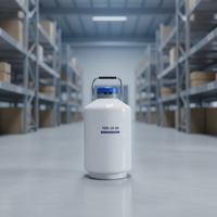 Générateur d'azote liquide en alliage d'aluminium YDS-6-50 avec réservoir LN2, moteur certifié CE, garantie 1 an