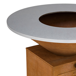 Brasero de Acero Corten para Barbacoa, Brasero Resistente para Exteriores en Oferta, Parrilla para Leña Resistente a <span class=keywords><strong>la</strong></span> Intemperie para Jardín, Personalizable - Product Image 4