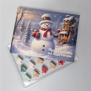 Caja <span class=keywords><strong>de</strong></span> <span class=keywords><strong>Calendario</strong></span> <span class=keywords><strong>de</strong></span> <span class=keywords><strong>Adviento</strong></span> Navideño Personalizada <span class=keywords><strong>de</strong></span> 24 Días para Ceras Aromáticas, Embalaje Reciclado <span class=keywords><strong>de</strong></span> Lujo Directo <span class=keywords><strong>de</strong></span> Fábrica - Product Image 4