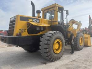 Chargeur sur pneus Komatsu WA470 à usage intensif Chargeur frontal avancé de 7 tonnes à charge nominale pour les projets de construction Moteur de développement des terres - Product Image 4