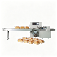 Machine d'emballage de gâteaux et de pains, équipement d'emballage flow-pack pour l'industrie de la boulangerie