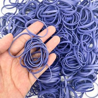 Prix d'usine, personnalisable, bandes élastiques en caoutchouc synthétique TPR violettes