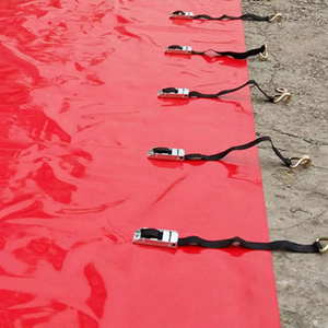 Rideau latéral extérieur à haute résistance à la déchirure Bâche en PVC imperméable et solaire Rouleau de <span class=keywords><strong>toile</strong></span> Bâches de camion anti-UV tissées - Product Image 5